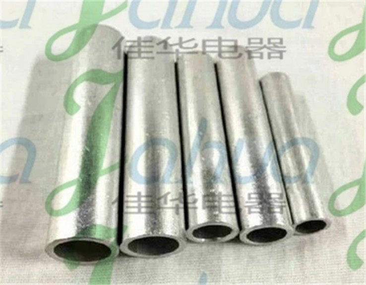 GL-10 straight through end head tubular connection tube 10 square aluminium straight through
