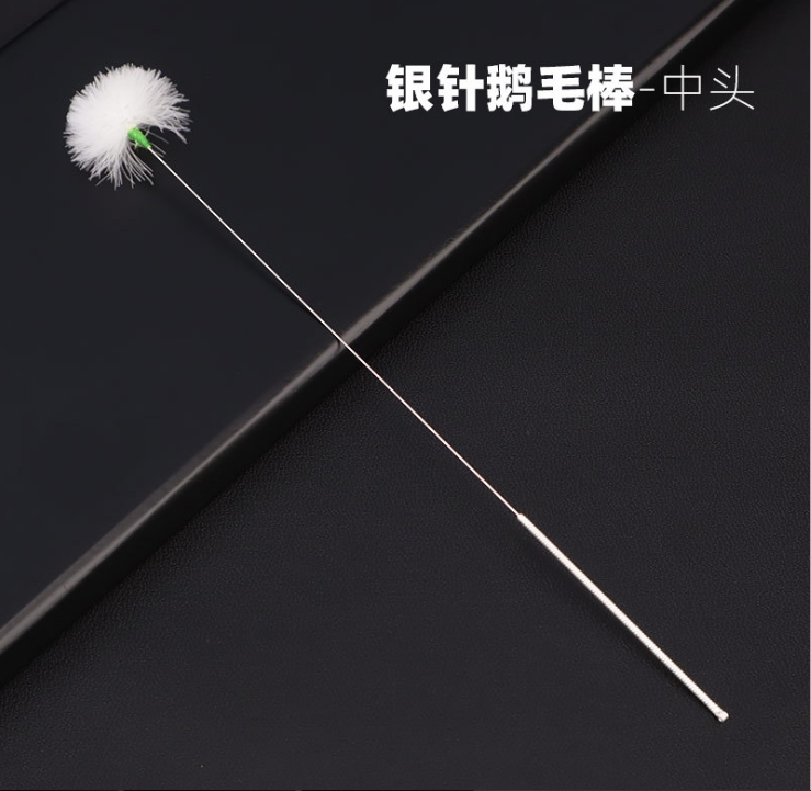 Silver Needle Head of Head of Goose Hair Bar Head Ear Tools Set to Pull Ear Hairy Ear