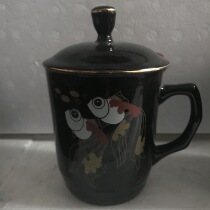 Old tea cup cover Cup cup water Cup not made supplies 325326 lamp tower brand Yantai porcelain factory two total price