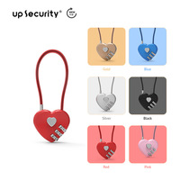 Improved model new color new product love lock gift wedding lock heart-shaped love password lock school bag backpack padlock