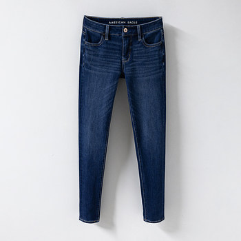 ຜ້າຝ້າຍຫນາປົກກະຕິ stretch pencil pants ເກົ້າໄຕມາດ
