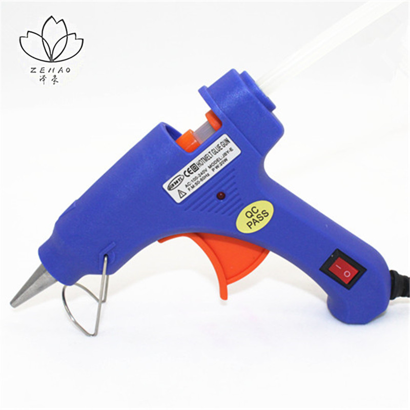 Handmade hot melt microgun 20W with switch hand - made diy rubber stick accessories for flower packaging materials