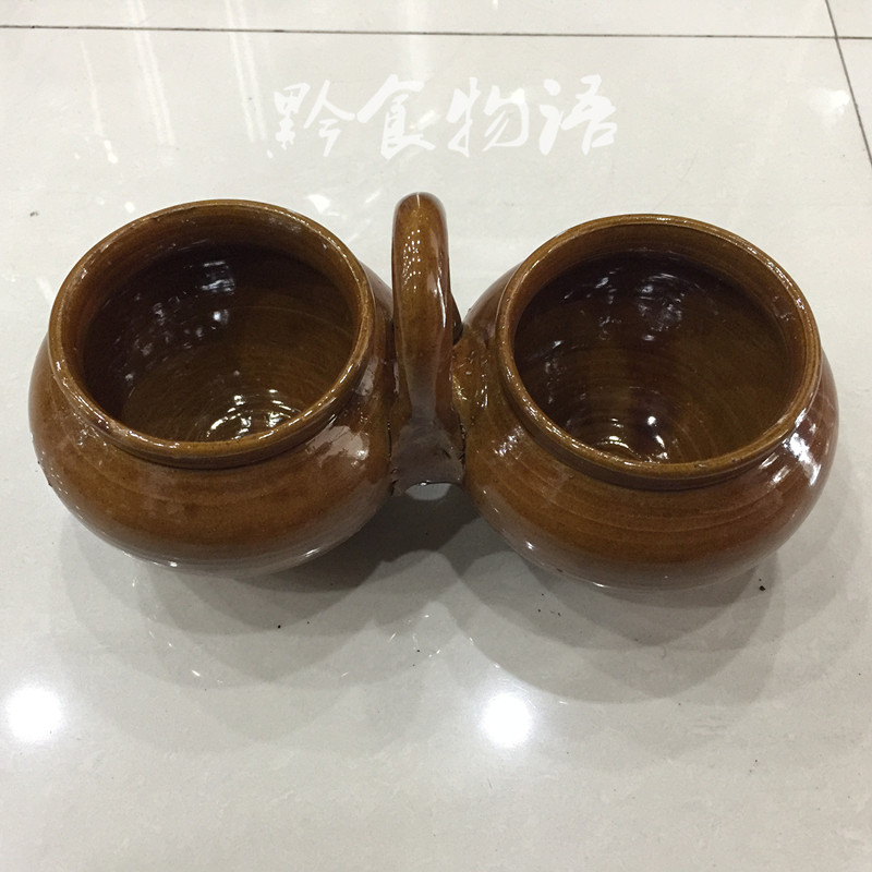 Ceramic taste cup Earth pottery seasoning seasoning tank Seasoning tank Stew cup flavor box Oil basin Round sand tank Salt tank 