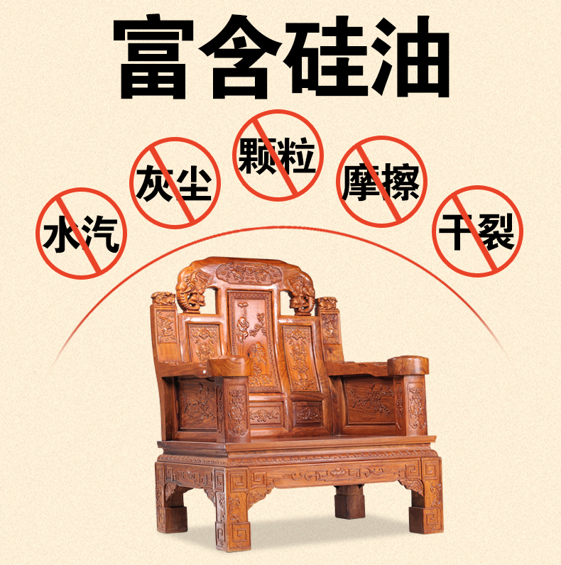Bi Lizhu chăm sóc đồ nội thất phun sáp 2 chai Đồ nội thất sáp sạch gỗ rắn tráng men gỗ gụ bảo trì đồ nội thất đặc biệt - Phụ kiện chăm sóc mắt vệ sinh túi xách hàng hiệu