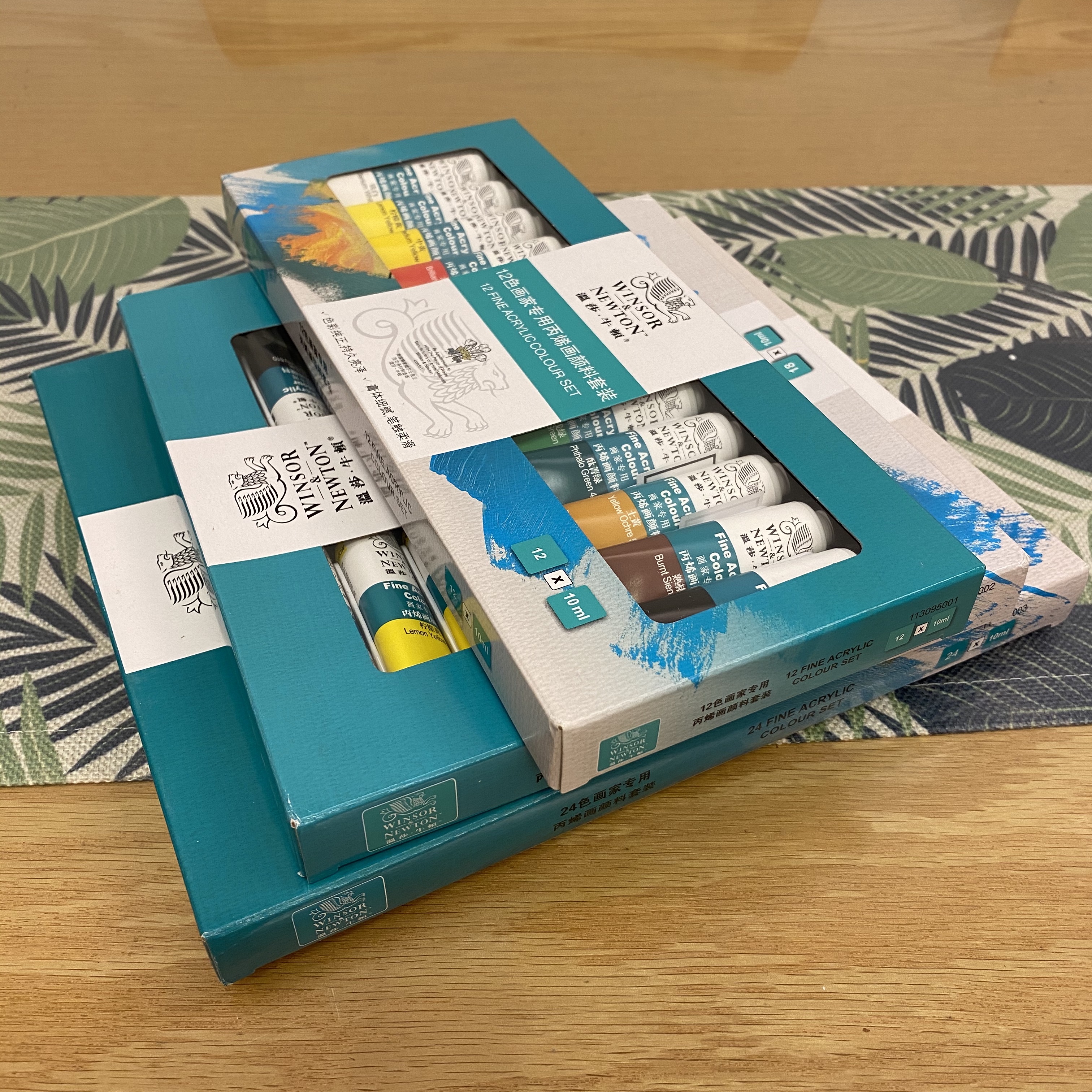 (Red bean clay) Winsor Newton acrylic paint 12 colors 18 colors 24 colors for clay painting