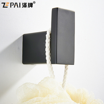 304 stainless steel single hook toilet wall Wall clothes coat hook rack adhesive hook row hook toilet