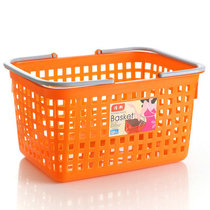Supermarket shopping basket plastic hand basket mini basket storage basket shopping basket small adult household