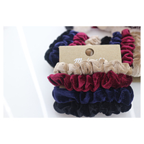 New autumn winter velvet handmade Hairband 4 sets
