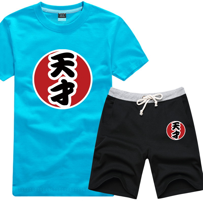 跑男夏装班服情侣套装奔跑吧兄弟陈赫同款天才