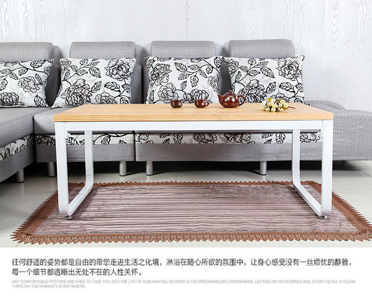 Tủ tivi hiện đại đơn giản Bàn trà gỗ rắn hai lớp Nội thất đơn giản Văn phòng Phòng khách kiểu Mỹ Bàn cà phê - Đồ gỗ ngoài trời ghế bar ngoài trời