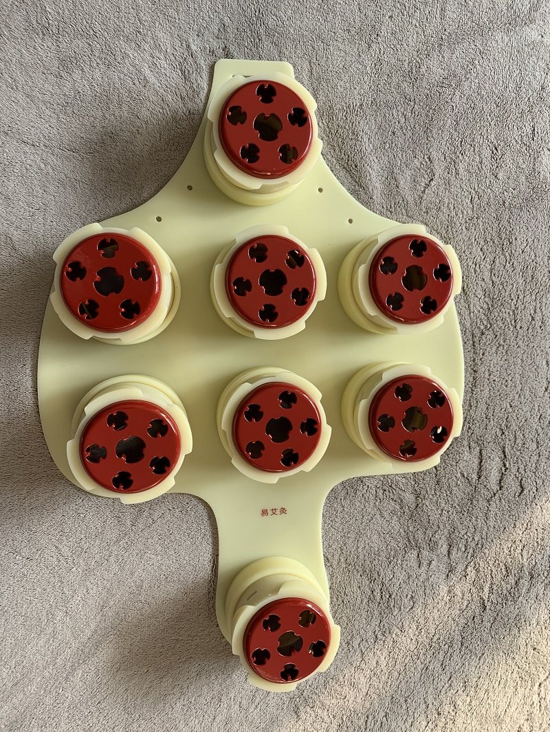 Plum Moxibustion tripod Moxibustion Five Rows Moxibustion 5 Moxibustion Atray Moxibustion Ai pan Moxibustion Moxibustion with Jingzen State Moxibustion No Glue Flavor currant Bamboo Hanging Bell