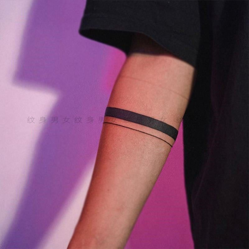 Waterproof Tattoo Stickers for Men and Women, Long-Lasting Trendy Tattoo Armbands, Dark Skateboard Punk Style Waterproof Tattoo Stickers for Men and Women, Long-Lasting Trendy Tattoo Armbands, Dark Skateboard Punk Style