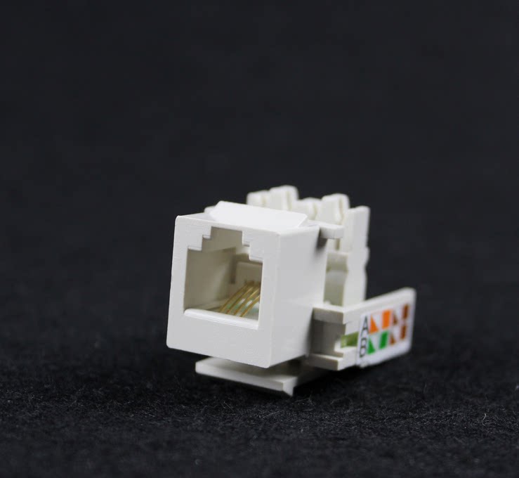 Ampa Style RJ11 CAT3 Voice Module Gold Plated 4 Core Three Categories Info Phone Module OEM Sticdable Cards