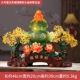 JCD8015MYL Большой MO Jade Color Fuluu Fortune Crystal Tree Plow