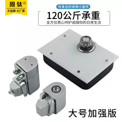 Large KFC door shaft shaft aluminum alloy door ground spring ground shaft KFC door ground spring swing door hinge