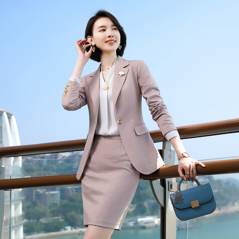 Nữ Tổng thống Suit cao cấp kinh doanh chính ăn mặc nữ thời trang Ol nổi tiếng Suit Professional Suit Tính 2020 mùa xuân dress