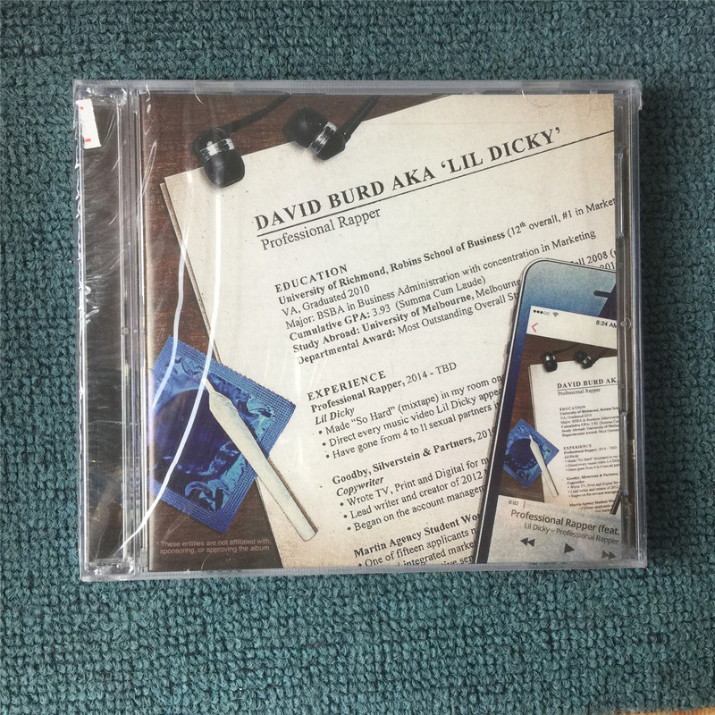 Hip Hop Lil Dicky Professional Rapper Om Edition Unopened