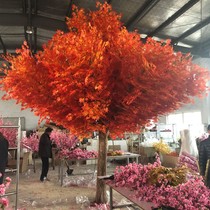 Red Maple Tree Large Emulation Tree Fake Tree Styling Wedding Dress Photography Scene Landscape Decoration Tree Mall Beauty Chen