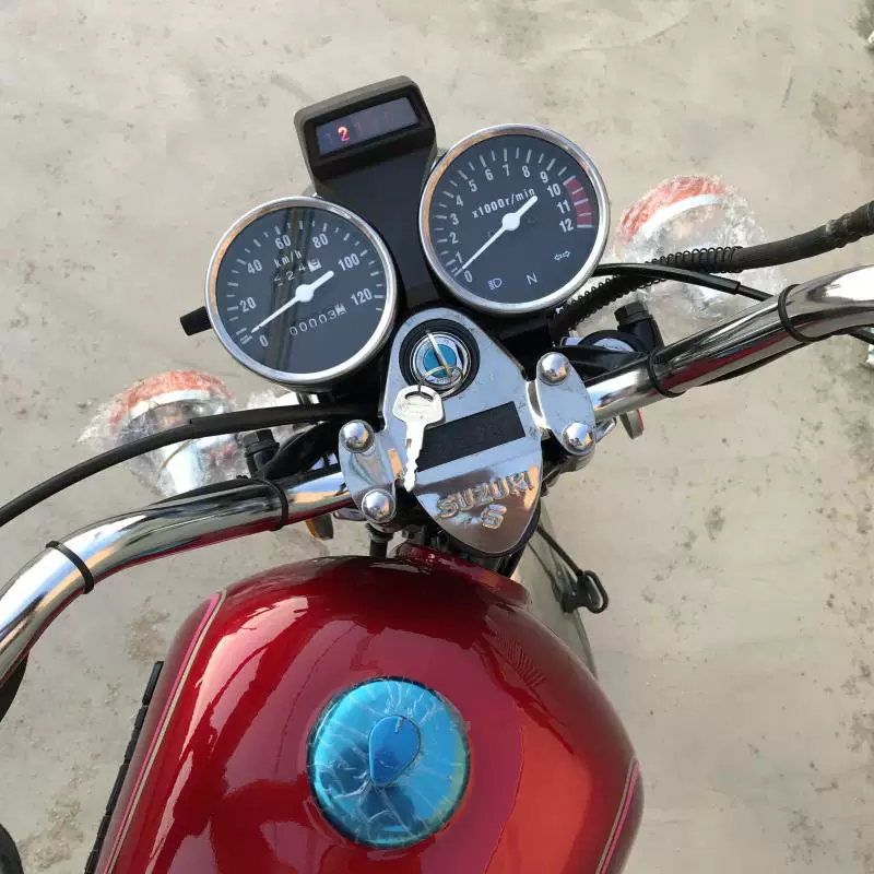 Б/у Сузуки мотоцикл GN125CC Импортированный Принц Принц Мужской мотоцикл Мотоцикл