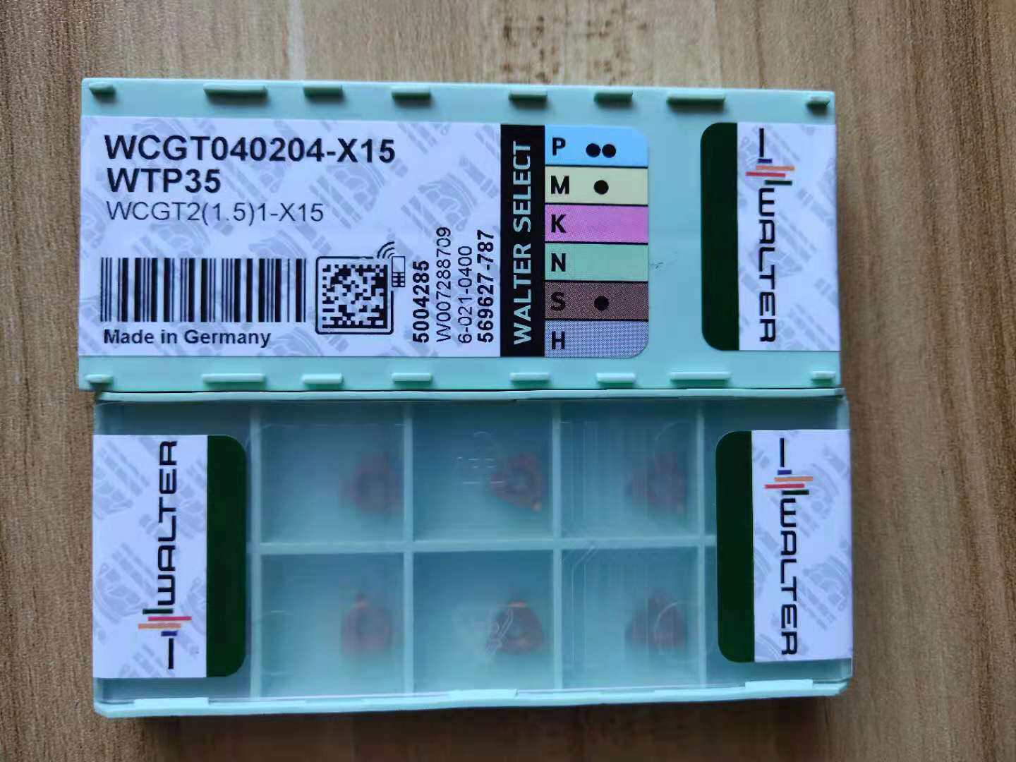 Walter WCGT040202-X5 X15 X15 WTP35 WTP35 WAK15 WAK15