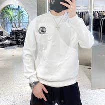 Mens clothes men men 2021 autumn and winter New loose round neck long sleeve solid color fashion trend leisure sports personality tide