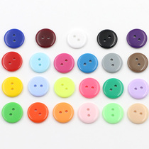 Round two eyes bread button children Colour small buckle Cartoon Decoration Candy Color Diy Button Painting Material