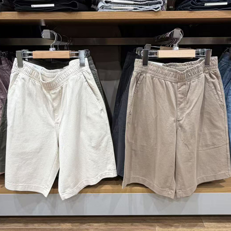Uniqlo 481571 Men's Washed Cotton Comfortable Shorts/Casual Shorts 26 Spring and Summer New Style