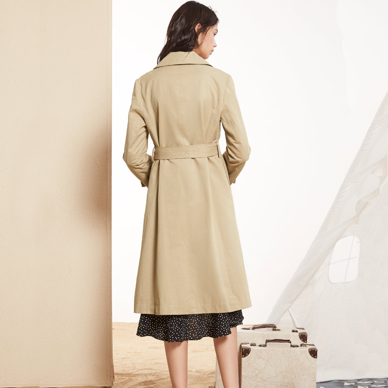 Trench pour femme en Coton - Ref 3225685 Image 4