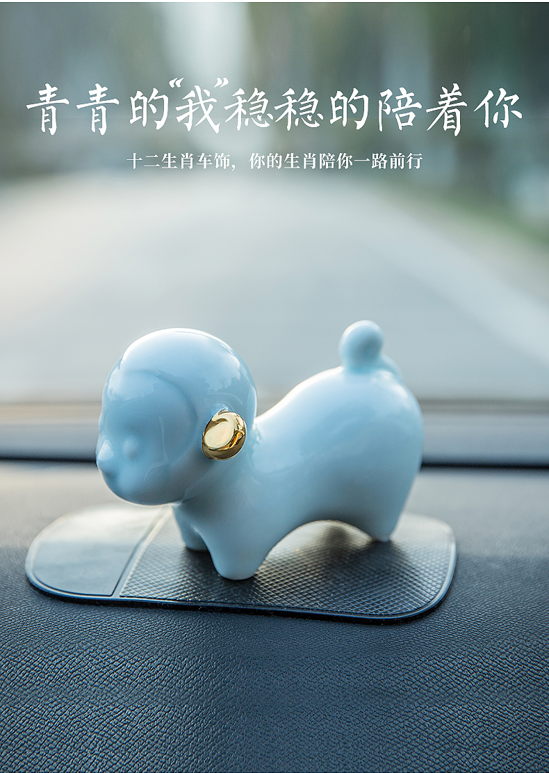 "Chinese zodiac monkey" days yi ceramics furnishing articles decorative accessories car monkey high - grade creative express it inside the car