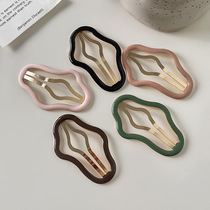 2024 New Cloud Hair Clip Womens Bangs Side Broken Hair Clip Elegant Temperament Hair Clip Simple Headwear Clip