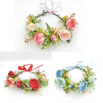 European and American garland hot-selling travel photography photography super fairy new headwear seaside vacation headband headwear