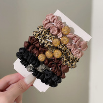 Hot selling new hair band for women simple ins style hair tie ponytail rubber band hair accessories large intestine hair band