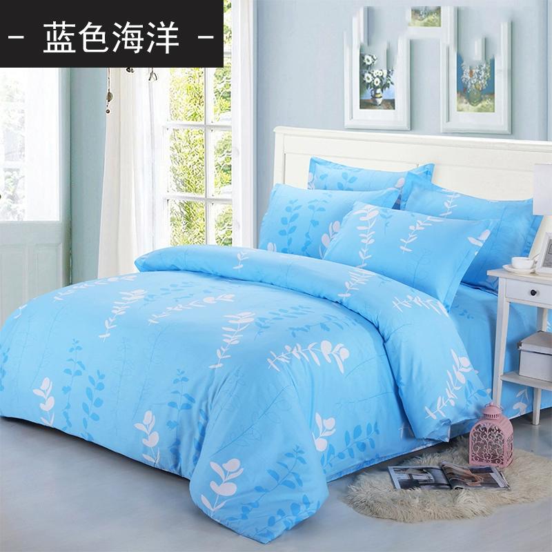 Chăn bông đơn mảnh dày 100% cotton twill chăn đơn đôi 1,5 m 1,8M2.0 ga trải giường