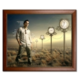 Настенная фоторамка из натурального дерева, головоломка, камера, европейский стиль, 20 дюймов, 24 дюймов, 30 дюймов, 36 дюймов, 500 штук