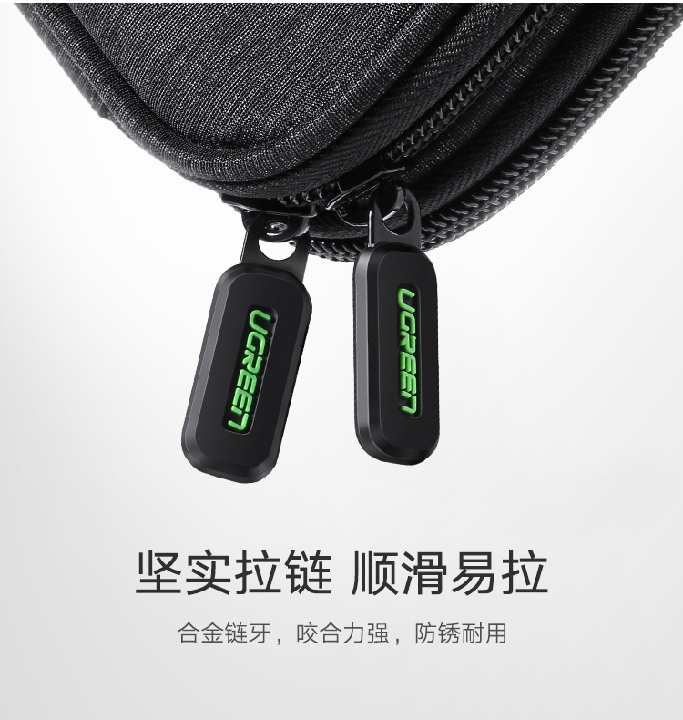 Green Link dữ liệu cáp lưu trữ túi đĩa cứng di động Đĩa U đa chức năng lưu trữ kỹ thuật số sạc kho báu tai nghe hoàn thiện gói
