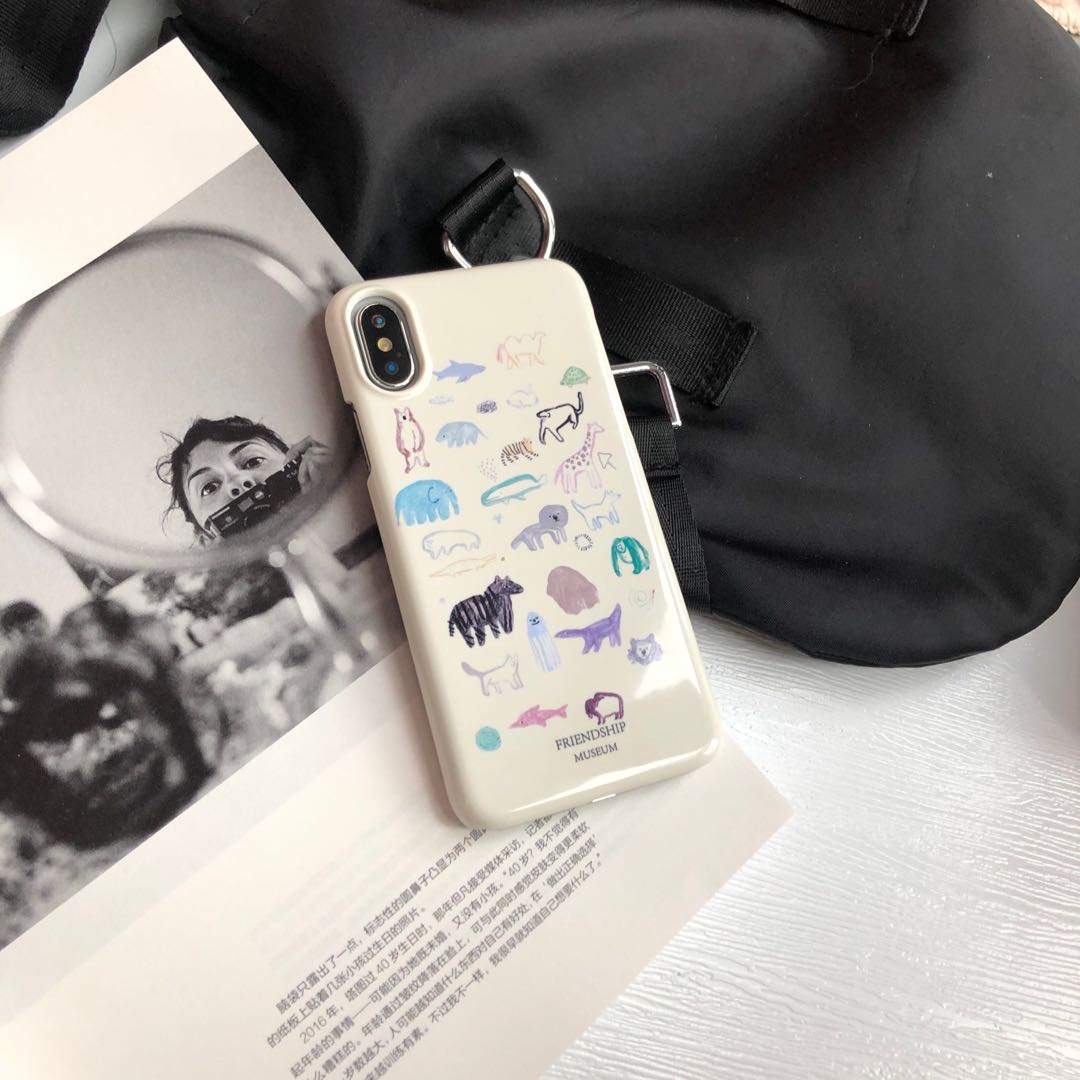 The lively zoo of the Friends Museum applies iphone14 Apple 13promax 12p 11 phone shell 