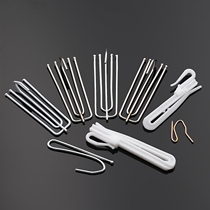 Stainless steel four-Claw hook adhesive hook hook curtain fork hanging accessories hanging ball adhesive hook ball hook ball yuqi