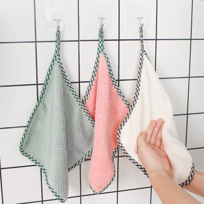 10 Wash dishwash kitchen cleaning cloth, water absorption thick dishwash dishwash household wipe table wipe