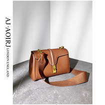 (Uk AJ AOIRJ) leather large capacity tote bag 2022 new wide shoulder strap hand single shoulder cross bag