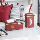 Новый китайский стиль для дома, гостиной, журнальный столик, многофункциональная коробка для салфеток, ящик для хранения с дистанционным управлением, офисная бумажная коробка, украшение