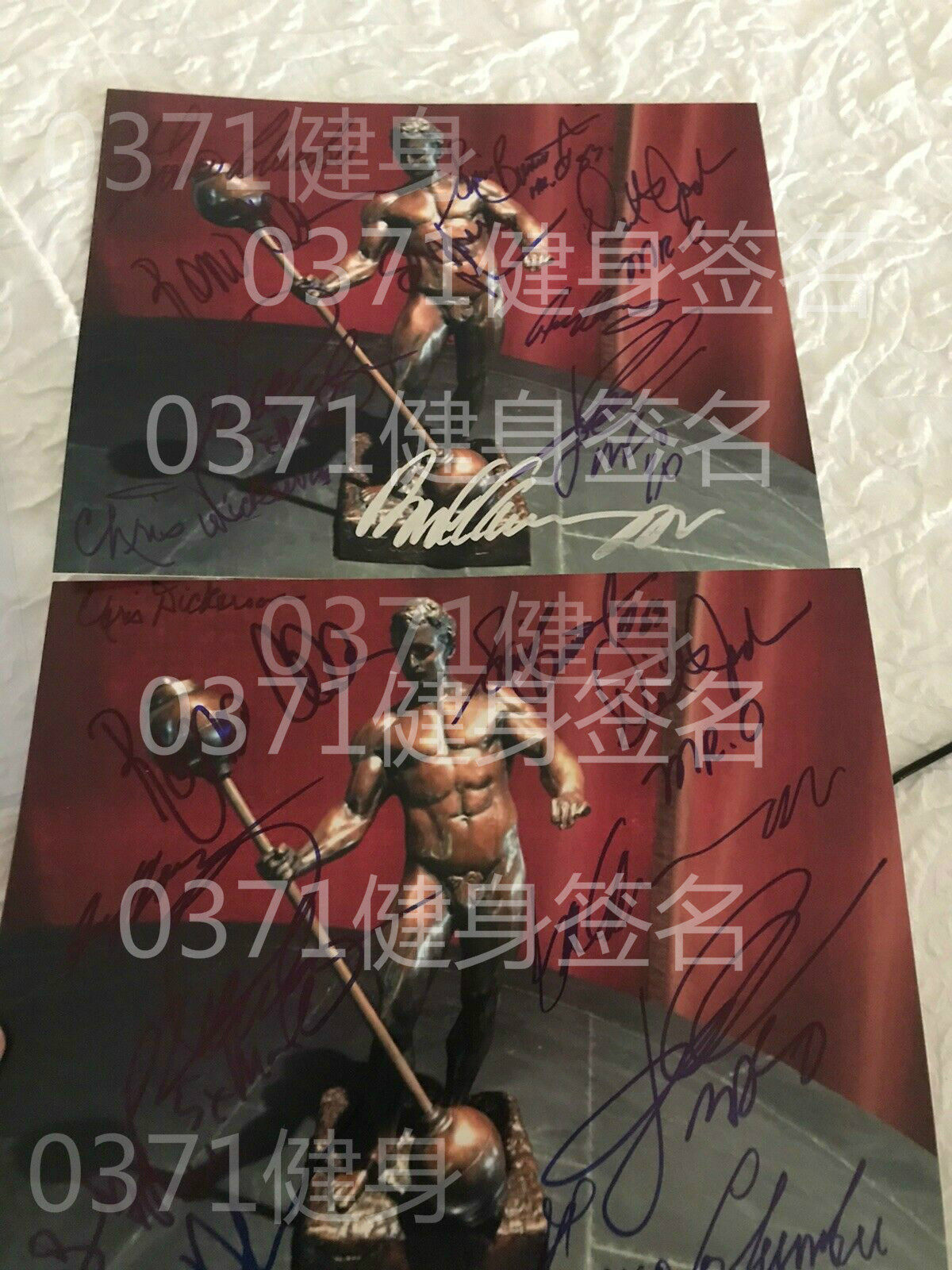 12 Mr. Olympia Joint Autograph Poster Fitness and Bodybuilding Olympiad