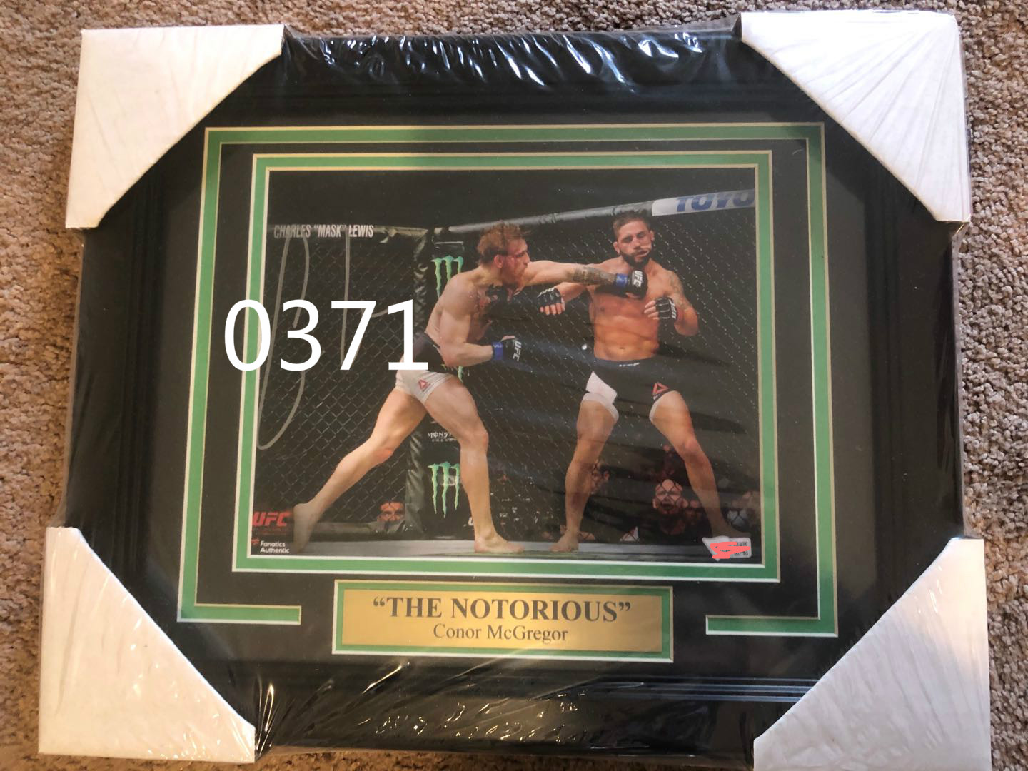 UFC mouth gun ConorMcgregor Conor McGregor autographed fanatics certification