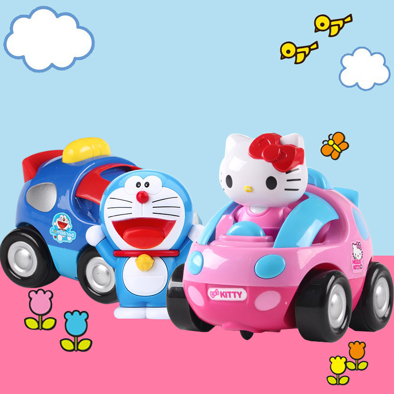 hello kitty remote control car doraemon jingle cat toy vibrato music light electric hello kitty racing car
