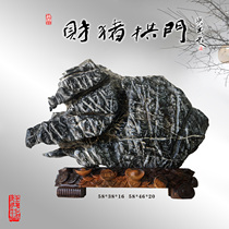 Lingbi stone ornaments natural rough stone mountain peak desk sketch study room elegant play model room wealth pig arch