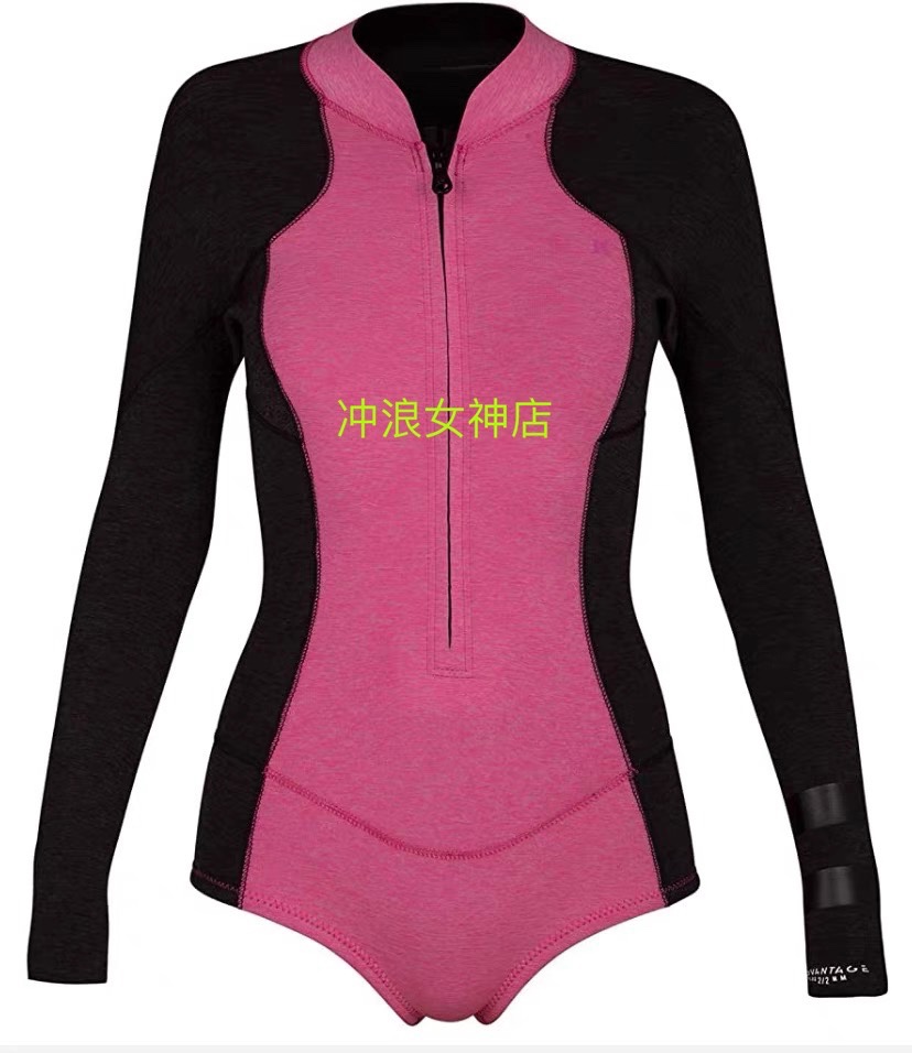 Spot Hurley2mm Semi-body surf Anti-cold suit Wetsuit Wetsuit Warm Spring Autumn Season Women Wetsuit