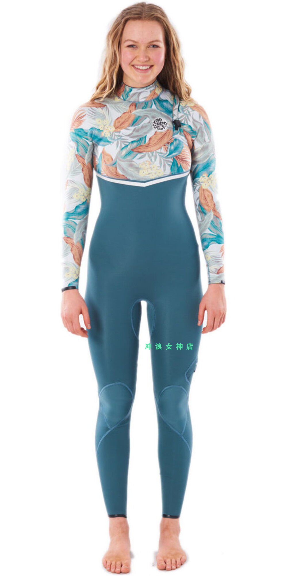RIP CURL3 2mm and 4 3mm full-body surfing anti-cold sweater wetsuit wetsuit warm winter ladies G-Bomb