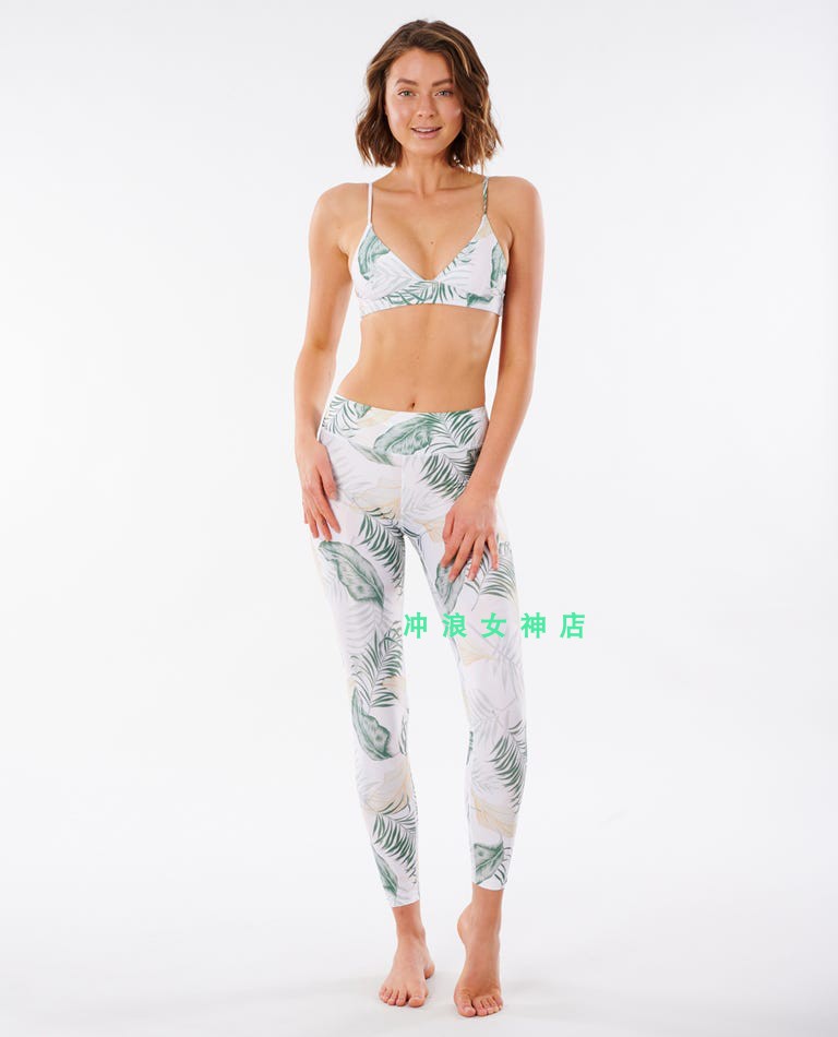 Rip Curl Surfing Sunscreen Pants Diving Long Pants Jellypants Swimming Anti-Wear Slim Summer Dry Swimming Trunks White Women