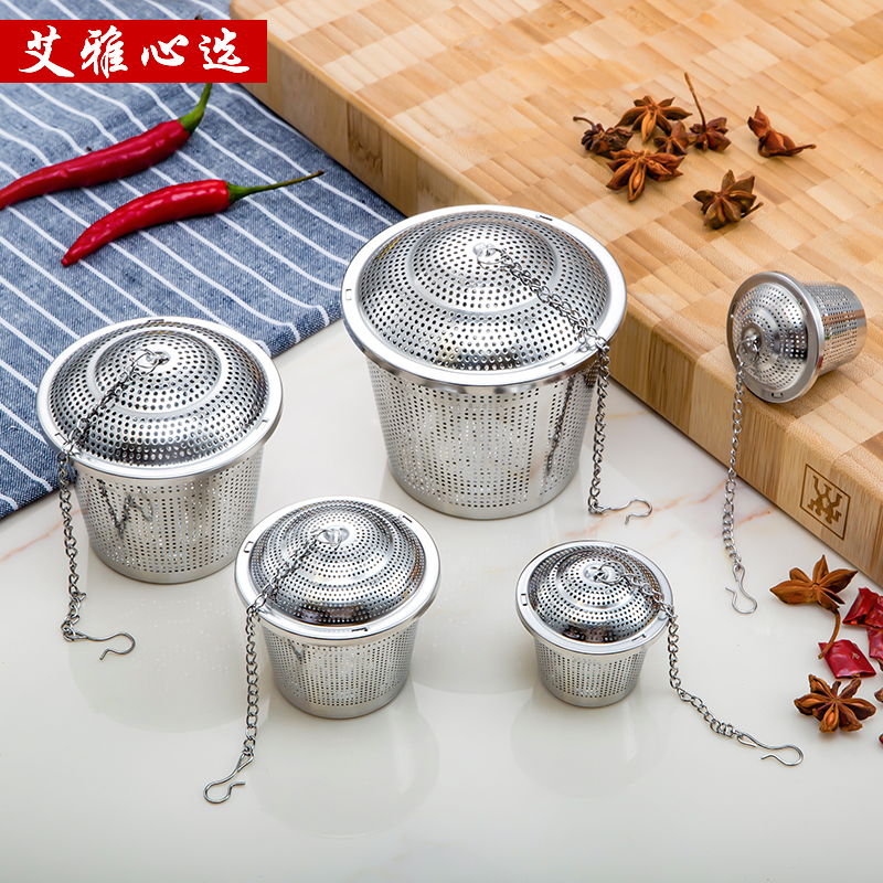 304 Stainless Steel Sepal Tea Ball Tea Ball Net Tea Filter Creative Tea Leak Filter Tea Instrumental Steel Outlet Tea Maker