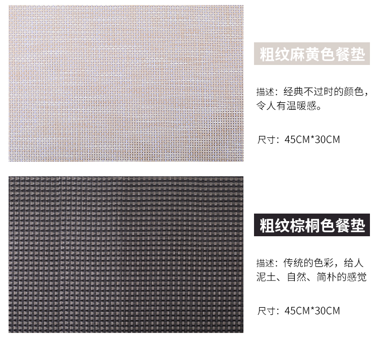 Pvc Châu Âu Thực phẩm phương Tây mat Bộ đồ ăn pad Thảm bàn phương Tây Coaster pad pad pad pad cách nhiệt pad món ăn mat placemat muỗng ăn cơm