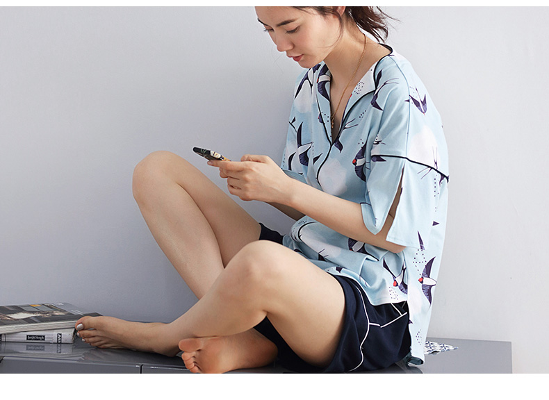 Pyjama mixte en Coton à manche courte - Ref 3005163 Image 15